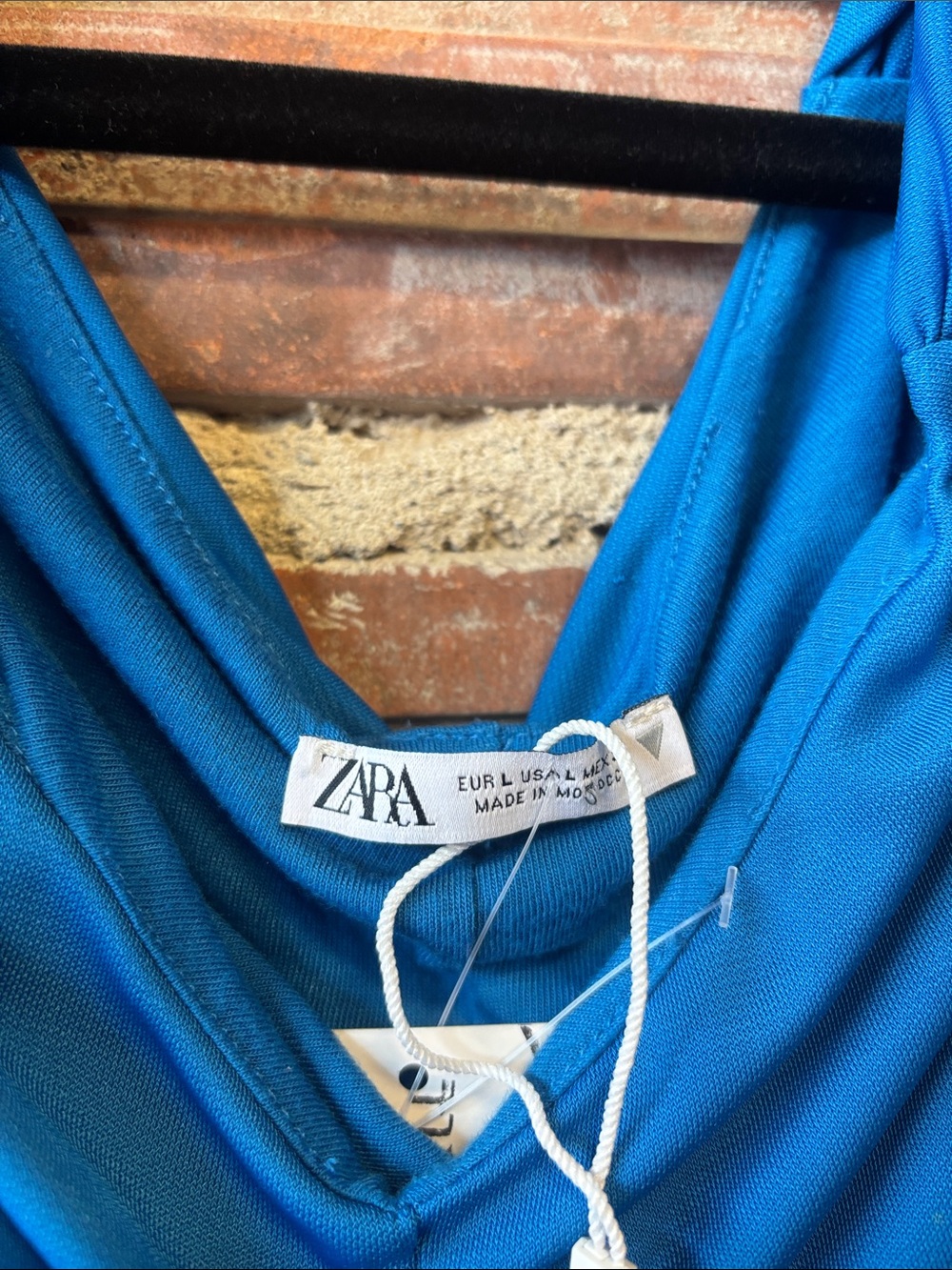 Zara Cobalt Blue Ruched Tank Mini Dress - Picture 2 of 4